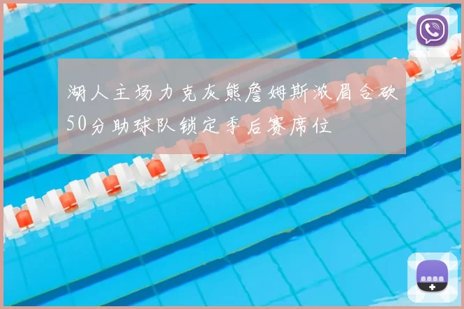 湖人主场力克灰熊詹姆斯浓眉合砍50分助球队锁定季后赛席位